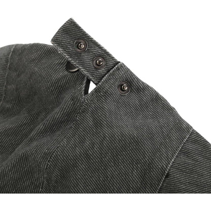 Vintage Herren Schiebermütze aus Baumwolle – Beige Flatcap