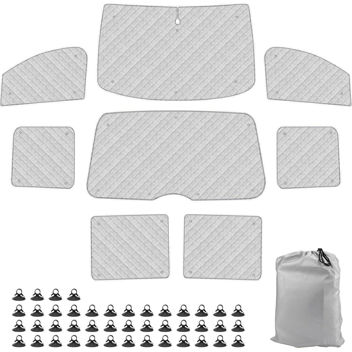 Thermomatte Caddy Maxi Life 2022-2025 LWB – Sonnenschutz Set