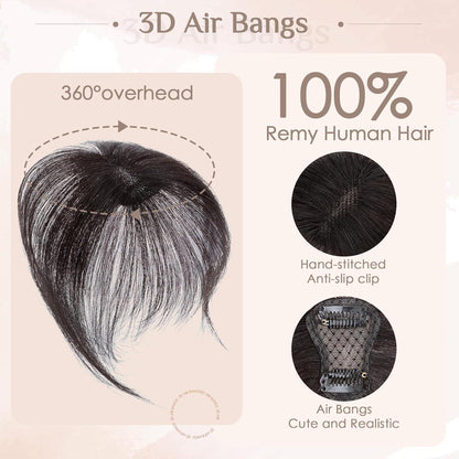 Clip-in Pony Echthaar 360° Abdeckung – Natürliches Schwarz