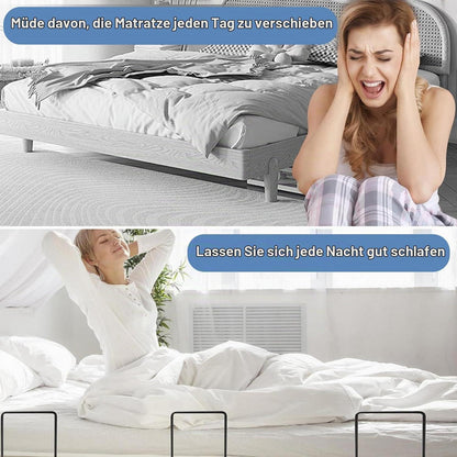 Matratzenhalter Set 4er-Pack – Anti-Rutsch & Verrutschsicher