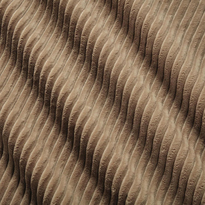Modularer Cord-Ecksofa 4-Sitzer mit Hockern & Tiefsitz