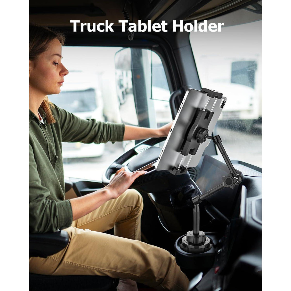 Flexibler Tablet-Halter für Auto, Wohnmobil & Co.