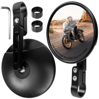 Motorrad Spiegel Set 360° drehbar – Universell & Verstellbar