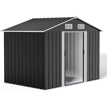 Metall Gerätehaus 196x132x187cm mit Schiebetür