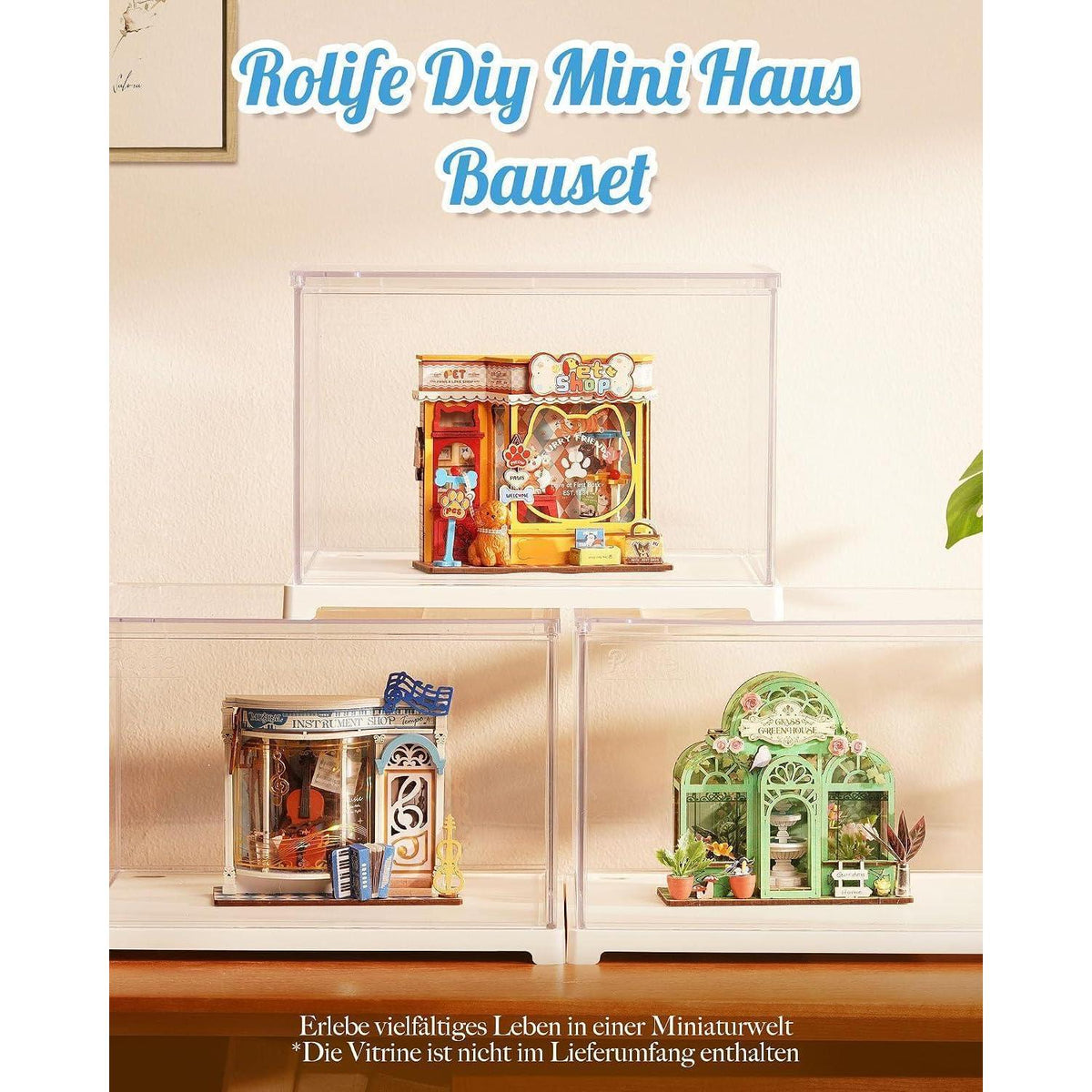 Miniatur Haus Melody Instrument Shop – 3D Puzzle Bausatz