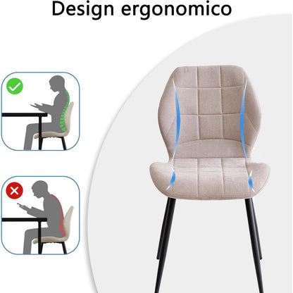 Runde Essgruppe Holzgrau & Beige | Esstisch 115cm + 4 Stühle