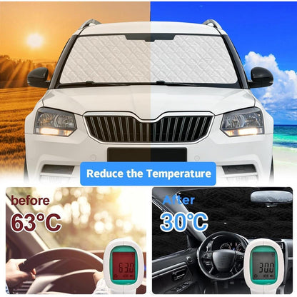 Thermomatte Skoda Yeti 5L 2009-2017 – 3tlg. Sonnenschutz Set