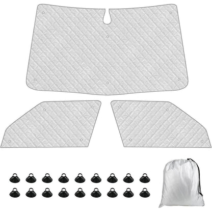 Thermomatte Skoda Yeti 5L 2009-2017 – 3tlg. Sonnenschutz Set