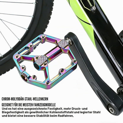 Aluminium Fahrradpedale 9/16" MTB mit Anti-Rutsch-Nägeln