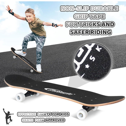 Komplett Skateboard 31 Zoll – Checkerboard Design für Anfänger