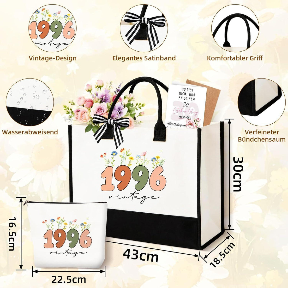 50. Geburtstag Geschenkset Vintage 1976 für Frauen