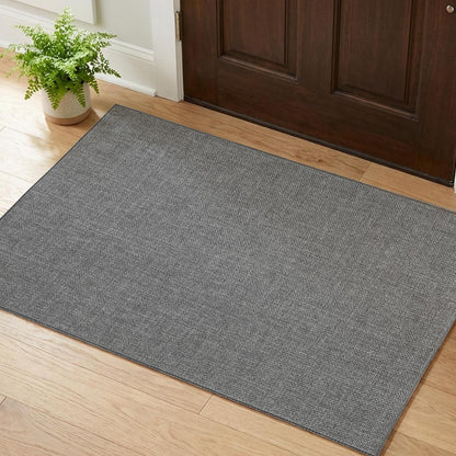 Fußmatte Grau 80x120 cm – Rutschfest & Saugfähig