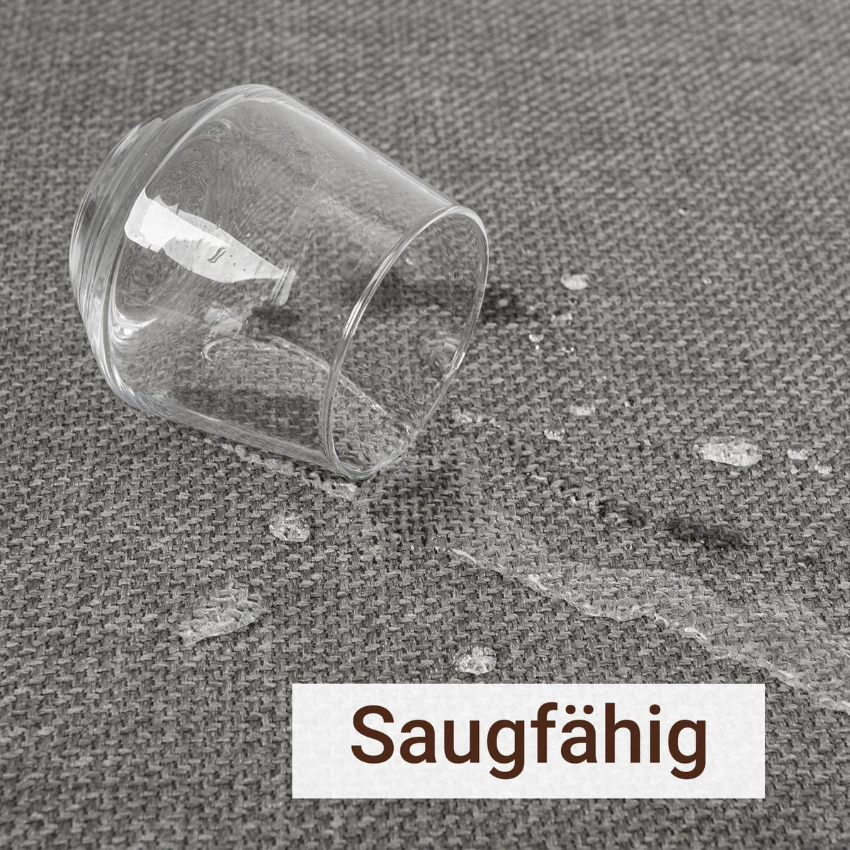 Fußmatte Grau 80x120 cm – Rutschfest & Saugfähig