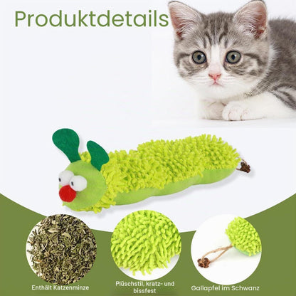 5x Katzenminze Spielzeug Raupe – Selbstbeschäftigung & Zahnreinigung