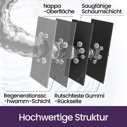 Rutschfeste Badematte 60x90 cm - Super Saugfähig & Schnelltrocknend