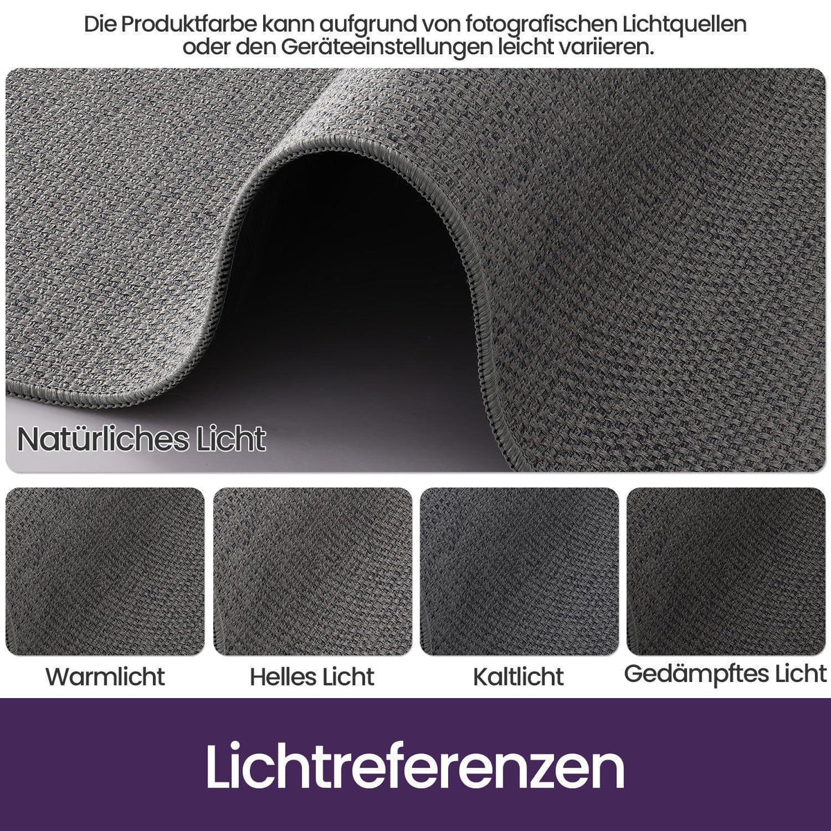 Graue Fußmatte Innen 120x180 cm – Rutschfest & Sauberlauf