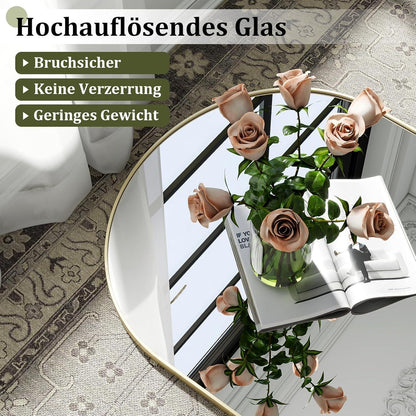 Großer Ganzkörperspiegel 195x95 cm mit Ständer – HD Standspiegel
