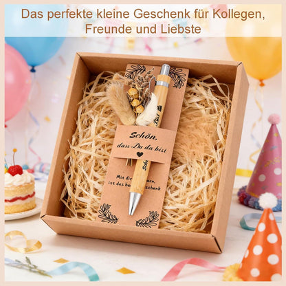 10er Set Gastgeschenke Geburtstag – Dankeschön Kugelschreiber