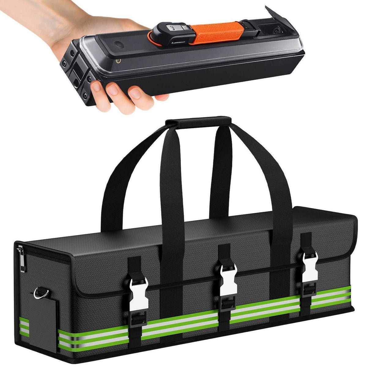 Feuerfeste Akku Tasche für E-Bike Akku – 50x16x16cm