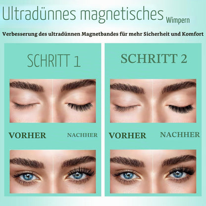 Magnetische Wimpern Set ohne Kleber – Natürlicher Look & Applikator