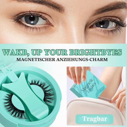 Magnetische Wimpern Set ohne Kleber – Natürlicher Look & Applikator