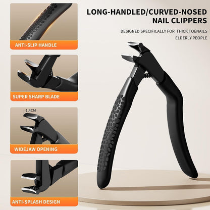 Ergonomischer Nagelknipser für Senioren mit Auffangbehälter