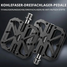 Carbon Fahrradpedale Ultraleicht 215g mit Titan-Achse