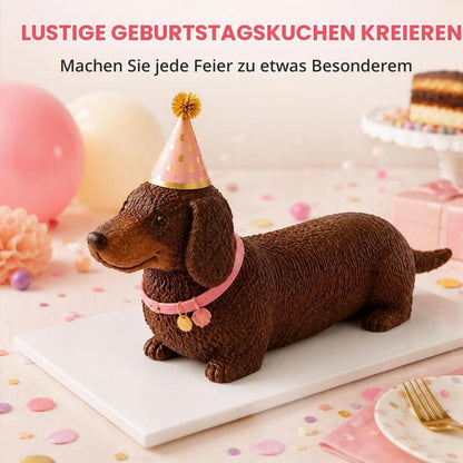Silikon Backform Dackel – Motiv für Kuchen, Geburtstag & Party