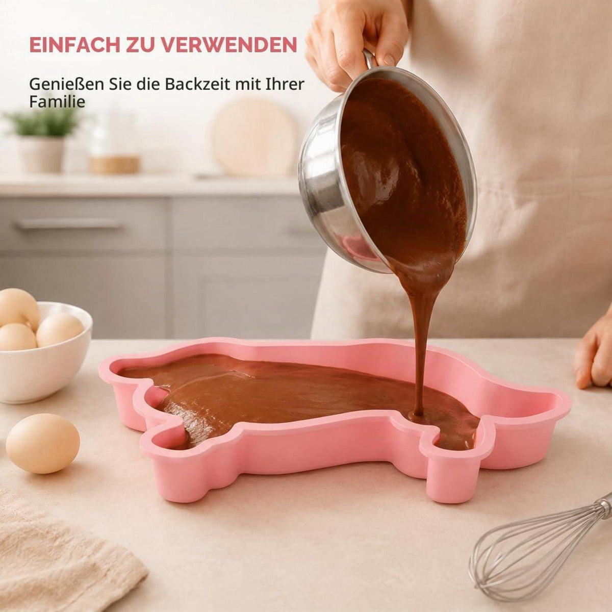 Silikon Backform Dackel – Motiv für Kuchen, Geburtstag & Party