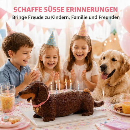 Silikon Backform Dackel – Motiv für Kuchen, Geburtstag & Party