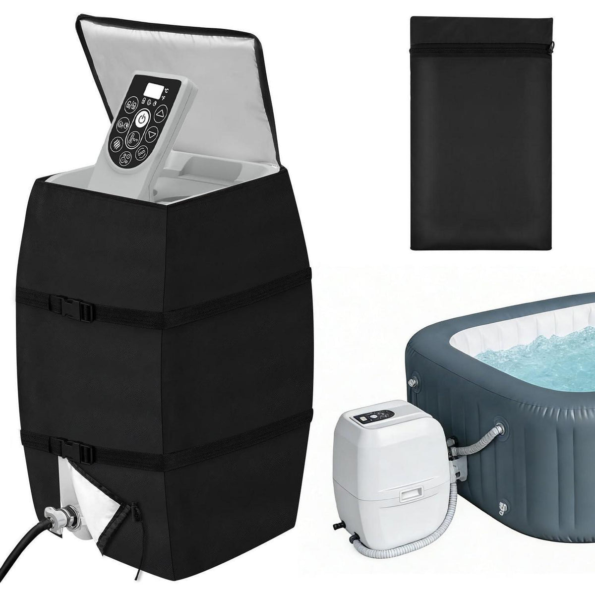 Pumpenabdeckung Whirlpool – Wasserdicht & Isoliert