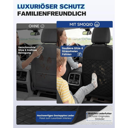 Auto Rückenlehnenschutz 2er-Set – Pflegeleicht & Ordentlich