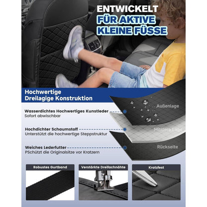 Auto Rückenlehnenschutz 2er-Set – Pflegeleicht & Ordentlich