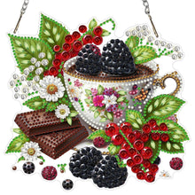 Diamant Painting Früchte Schokolade Hängendes Ornament Set