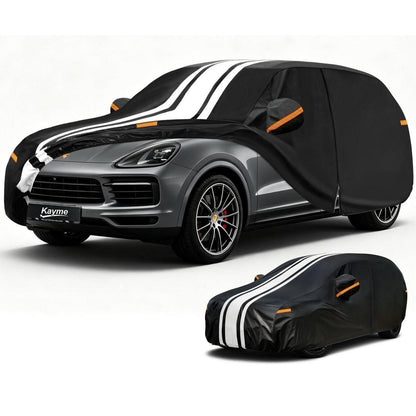 Robuste SUV Autoabdeckung Wasserdicht – Schutz vor Regen, Schnee & UV-Strahlen (485-510cm)