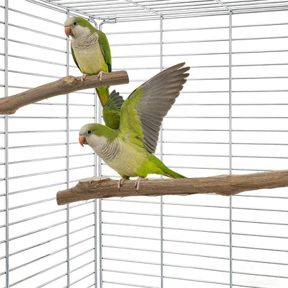 Naturholz Sitzstangen Set für Vögel – 6 Stück