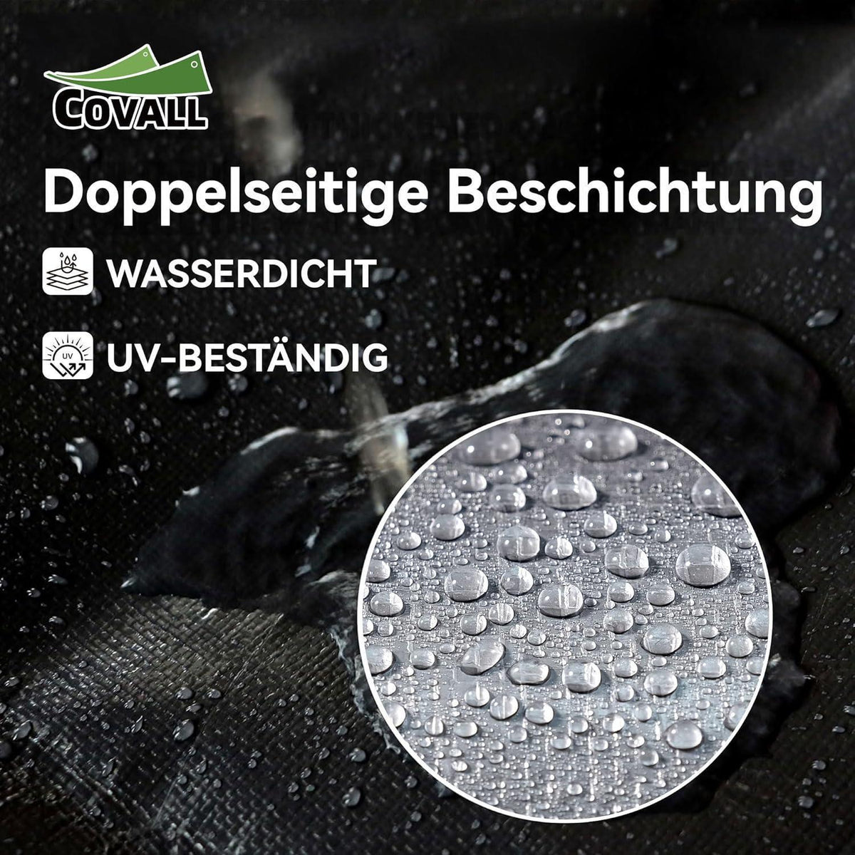 Wasserdichte Abdeckplane 4x6m – Reißfest & UV-stabilisiert
