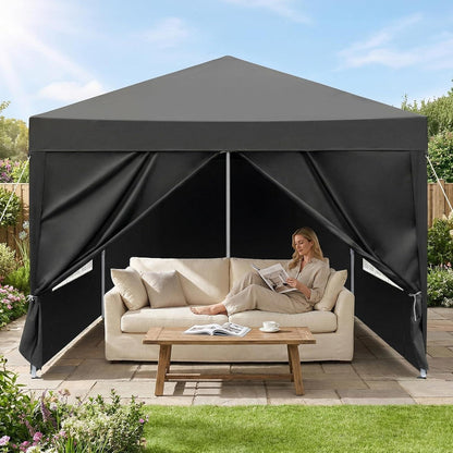 3x3m Faltpavillon – Wasserdicht, Stabil & UV-Schutz für Garten & Camping
