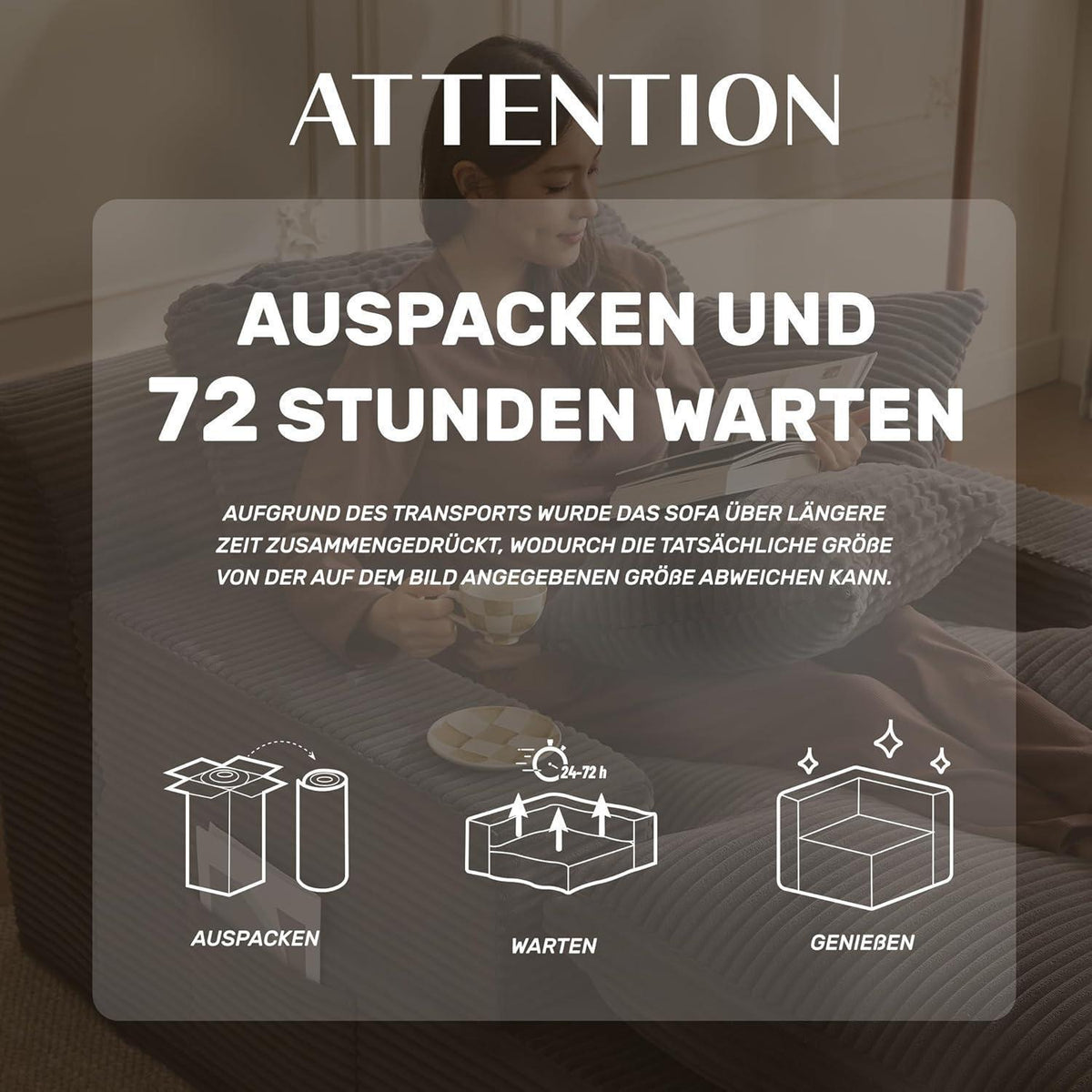 160cm Chaiselongue Sofa mit Schlaffunktion – Grau