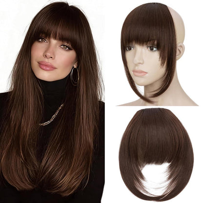 Clip-in Pony – Französisch, Schokoladenbraun, für jeden Look