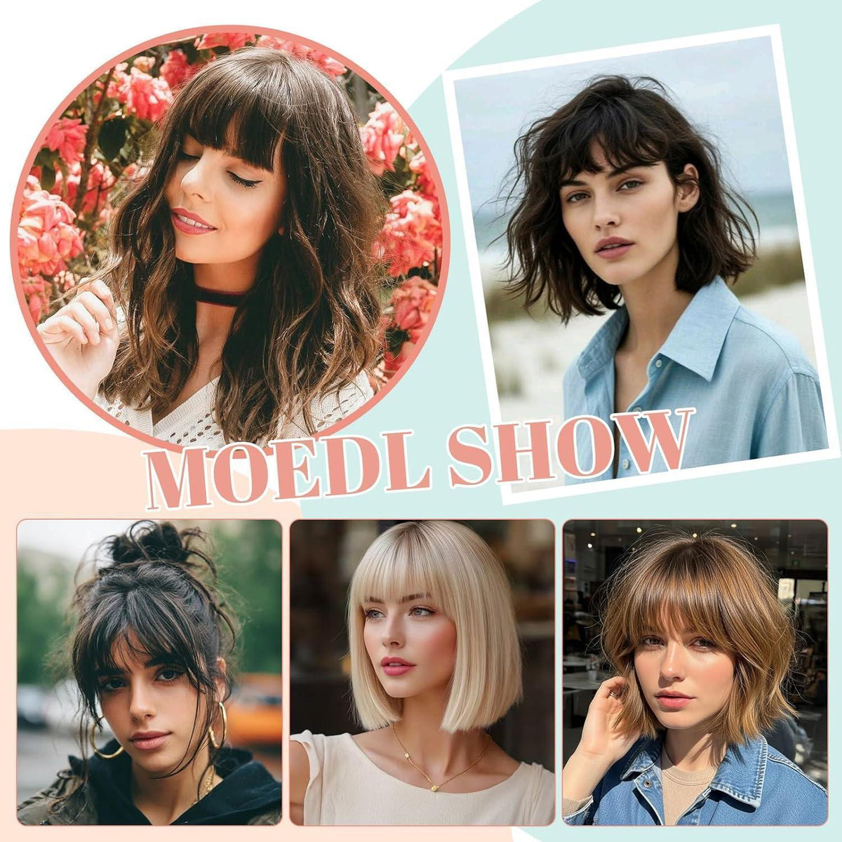 Clip-in Pony – Französisch, Kastanienbraun, für jeden Look