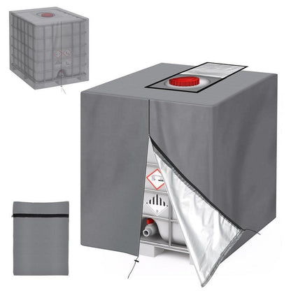 IBC Tank Abdeckung 1000L mit Reißverschluss – Wasserdicht & UV-Schutz