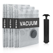 Vakuumbeutel Set 6er Pack – Platzsparende Aufbewahrung für Kleidung & Bettwäsche