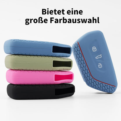 Silikon Schlüsselhülle für VW Golf 8, Seat Leon, Skoda Octavia
