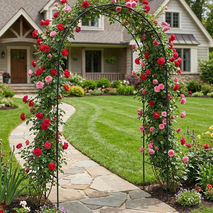 Rosenbogen Metall Garten – Rankhilfe für Rosen & Kletterpflanzen