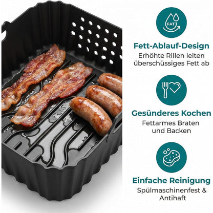 Silikonform für Heißluftfritteuse – Passend für Philips 10L