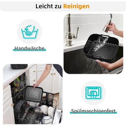 Silikonform für Heißluftfritteuse – Passend für Philips 10L