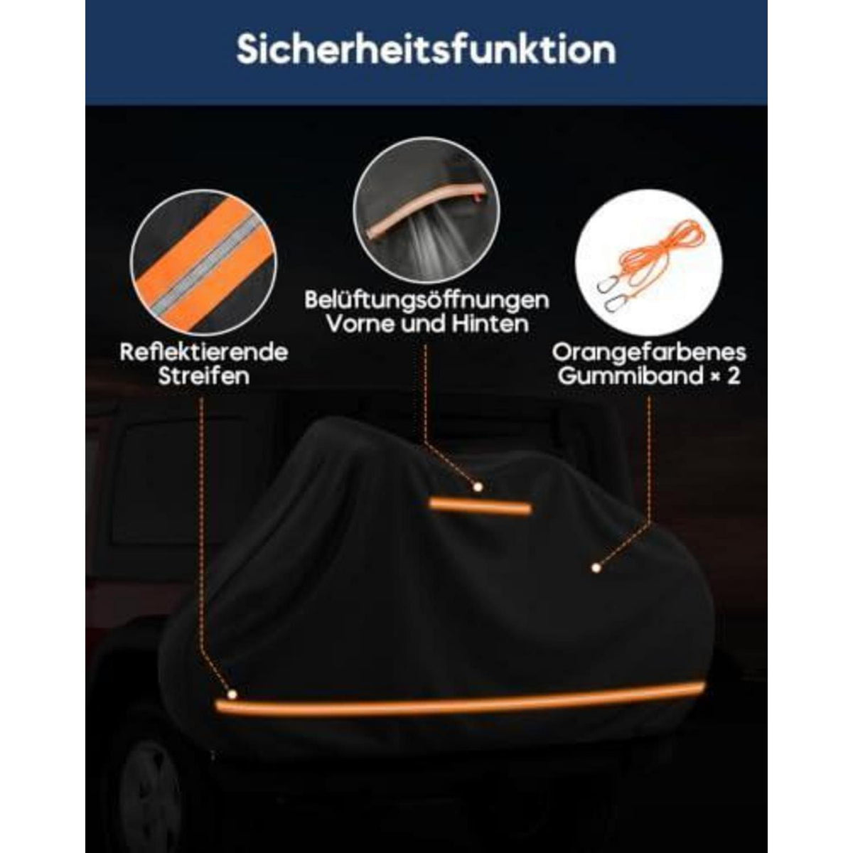 Fahrradabdeckung 2er Set, Wasserdicht & Windfest