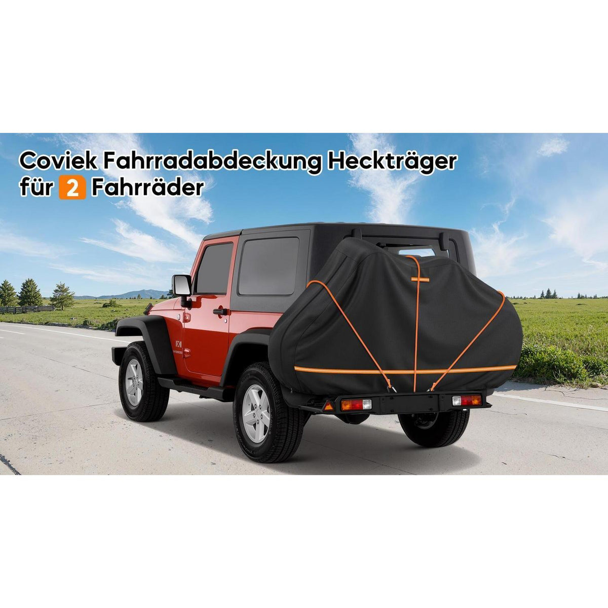 Fahrradabdeckung 2er Set, Wasserdicht & Windfest