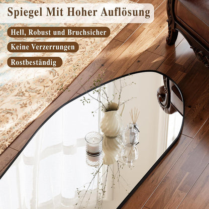 Ganzkörperspiegel Diamantform 170x60cm – Stand- & Wandspiegel